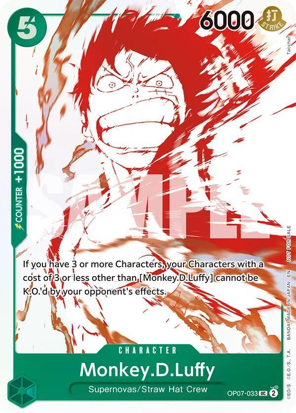 Monkey.D.Luffy (033) OP07-033