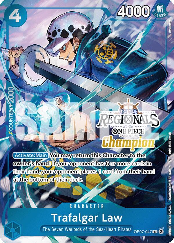 Trafalgar Law (Online Regional Champion Card Set 2025 Vol.2) OP07-047