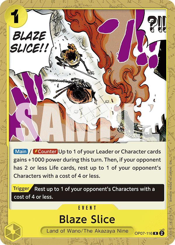 Blaze Slice (Reprint) OP07-116