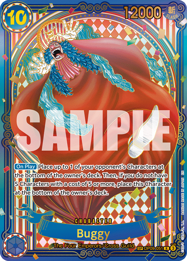 Buggy - OP09-051 (SP) (Gold) OP09-051