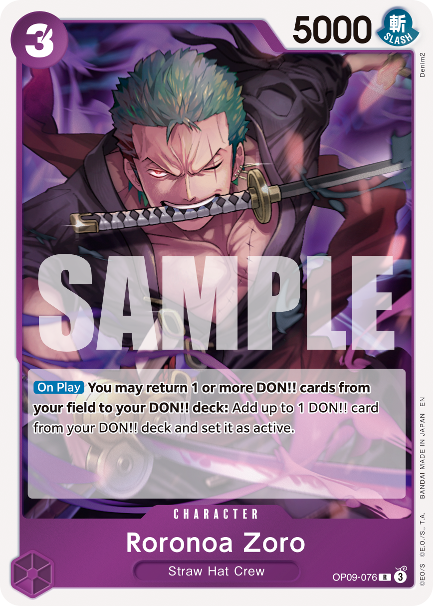 Roronoa Zoro - OP09-076 OP09-076