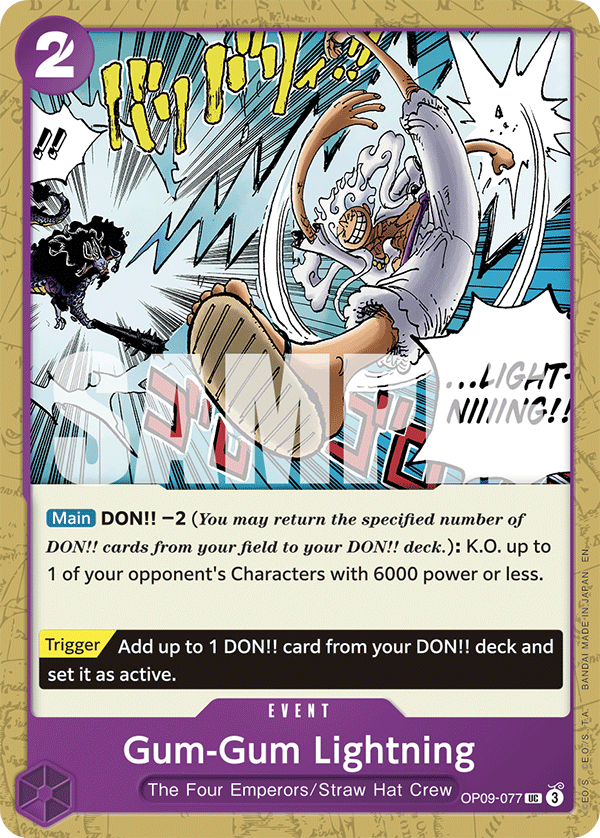 Gum-Gum Lightning (Reprint) OP09-077