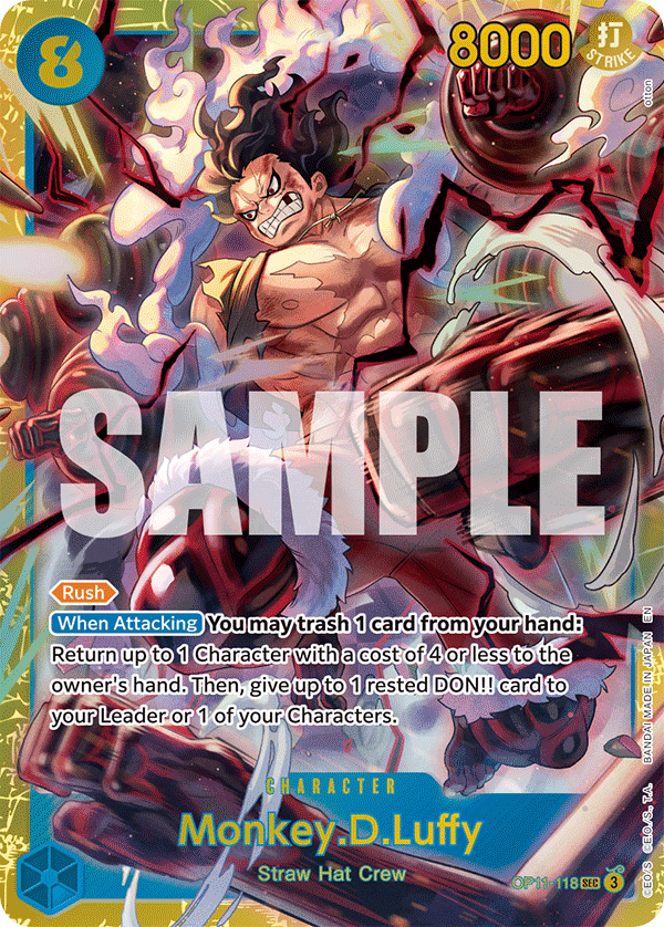 Monkey.D.Luffy (118) OP11-118