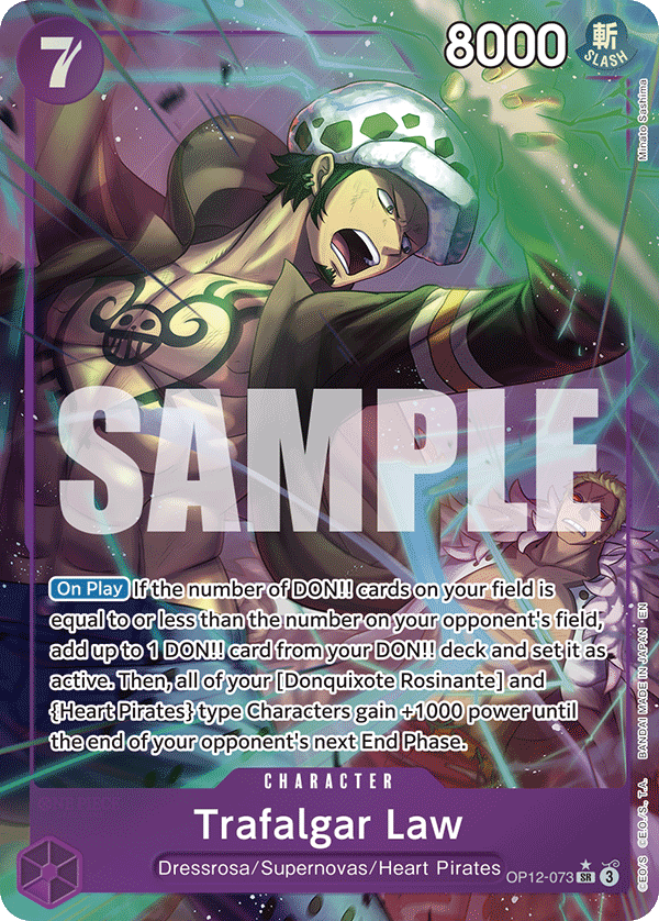 Trafalgar Law (073) (Alternate Art) OP12-073