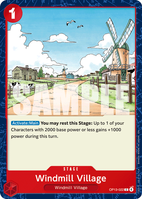 Windmill Village OP13-022