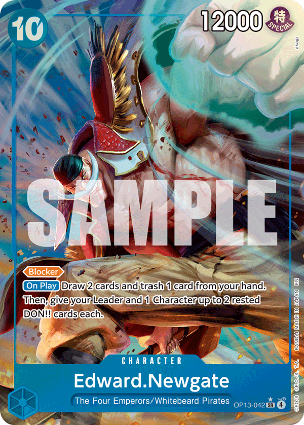 Edward.Newgate (Alternate Art) OP13-042