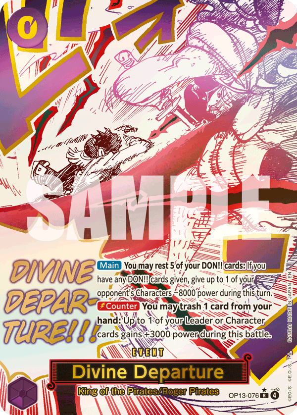Divine Departure (Alternate Art) OP13-076