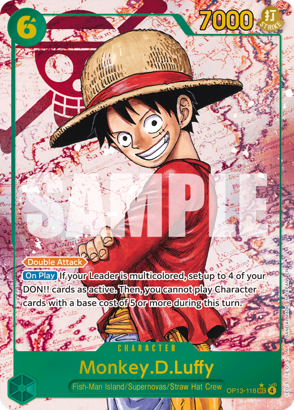 Monkey.D.Luffy (118) (Parallel) OP13-118