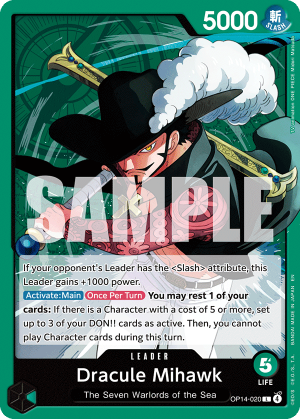 Dracule Mihawk - OP14-020 OP14-020