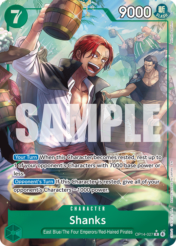 Shanks (Alternate Art) OP14-027