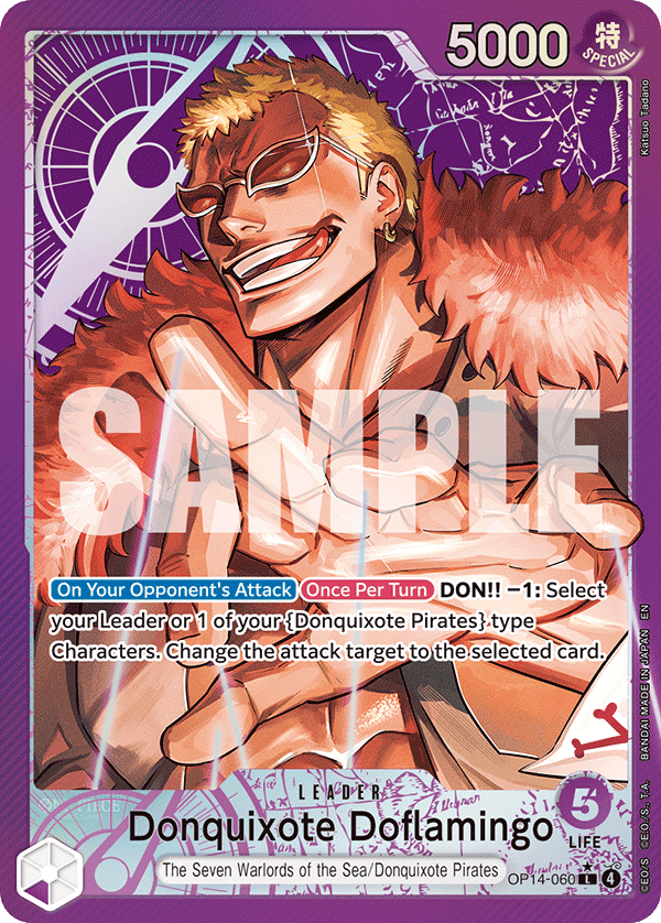 Donquixote Doflamingo - OP14-060 (Alternate Art) OP14-060