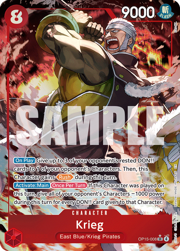 Krieg (OP15-008) (Alternate Art) OP15-008