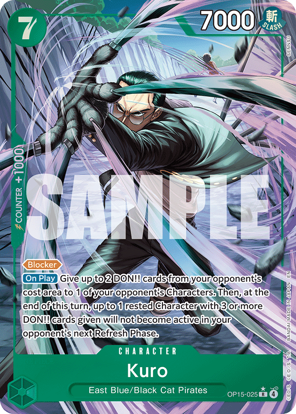 Kuro (Alternate Art) OP15-025