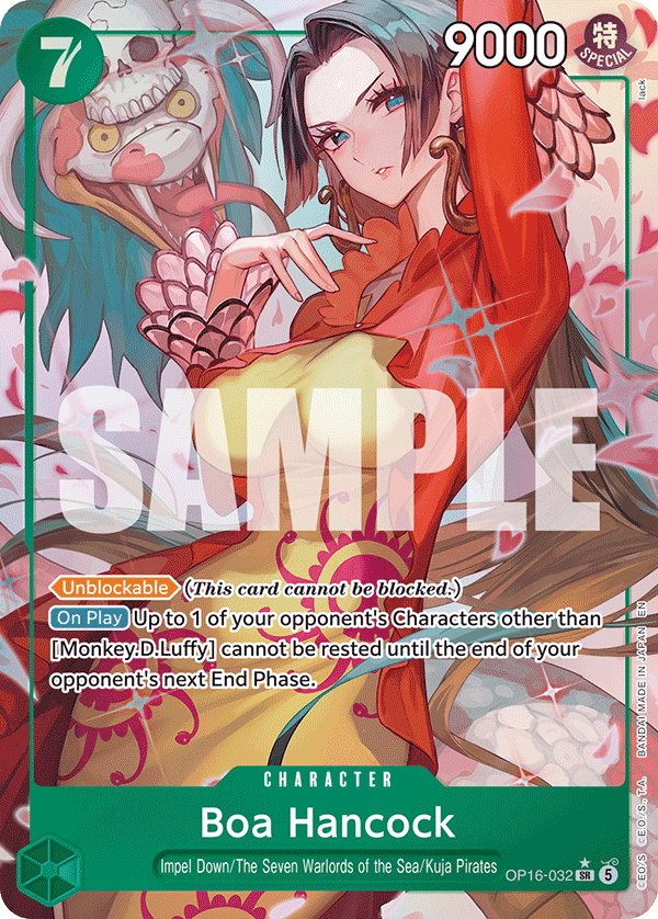 Boa Hancock (Alternate Art) OP16-032