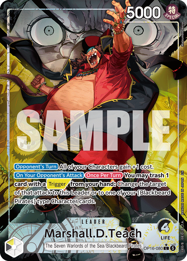 Marshall.D.Teach (080) (Alternate Art) OP16-080