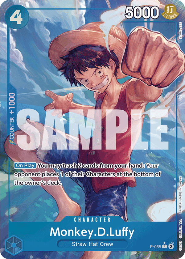 Monkey.D.Luffy (P-055) (Full Art) P-055
