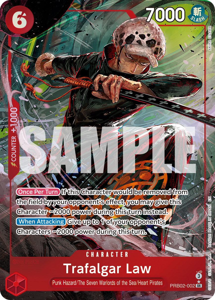 Trafalgar Law - PRB02-002 (Alternate Art) PRB02-002