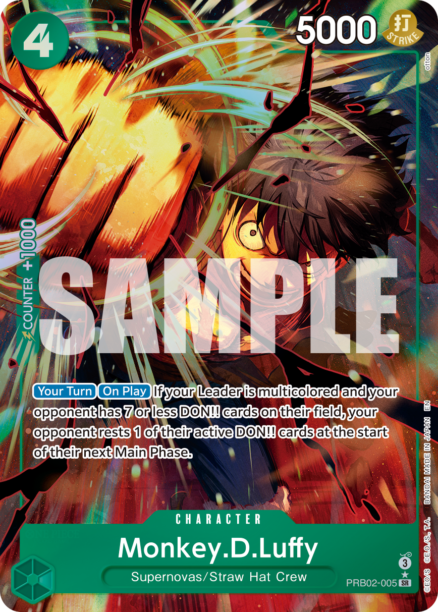 Monkey.D.Luffy - PRB02-005 (Alternate Art) PRB02-005