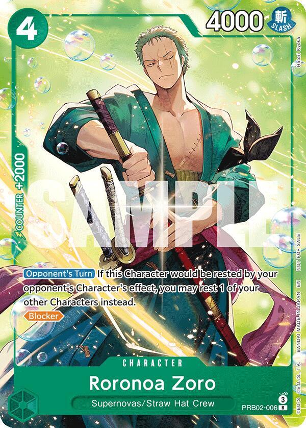 Roronoa Zoro - PRB02-006 PRB02-006