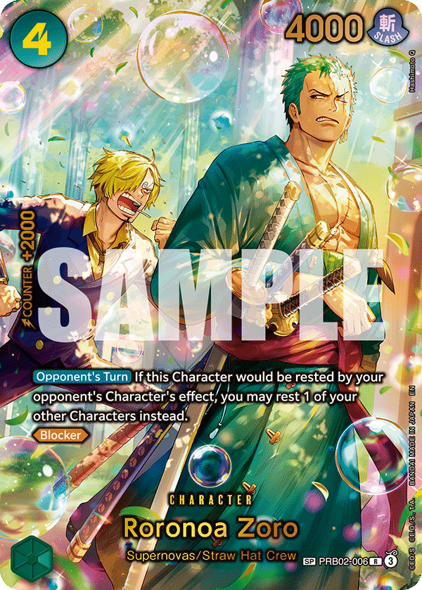Roronoa Zoro - PRB02-006 (SP) PRB02-006