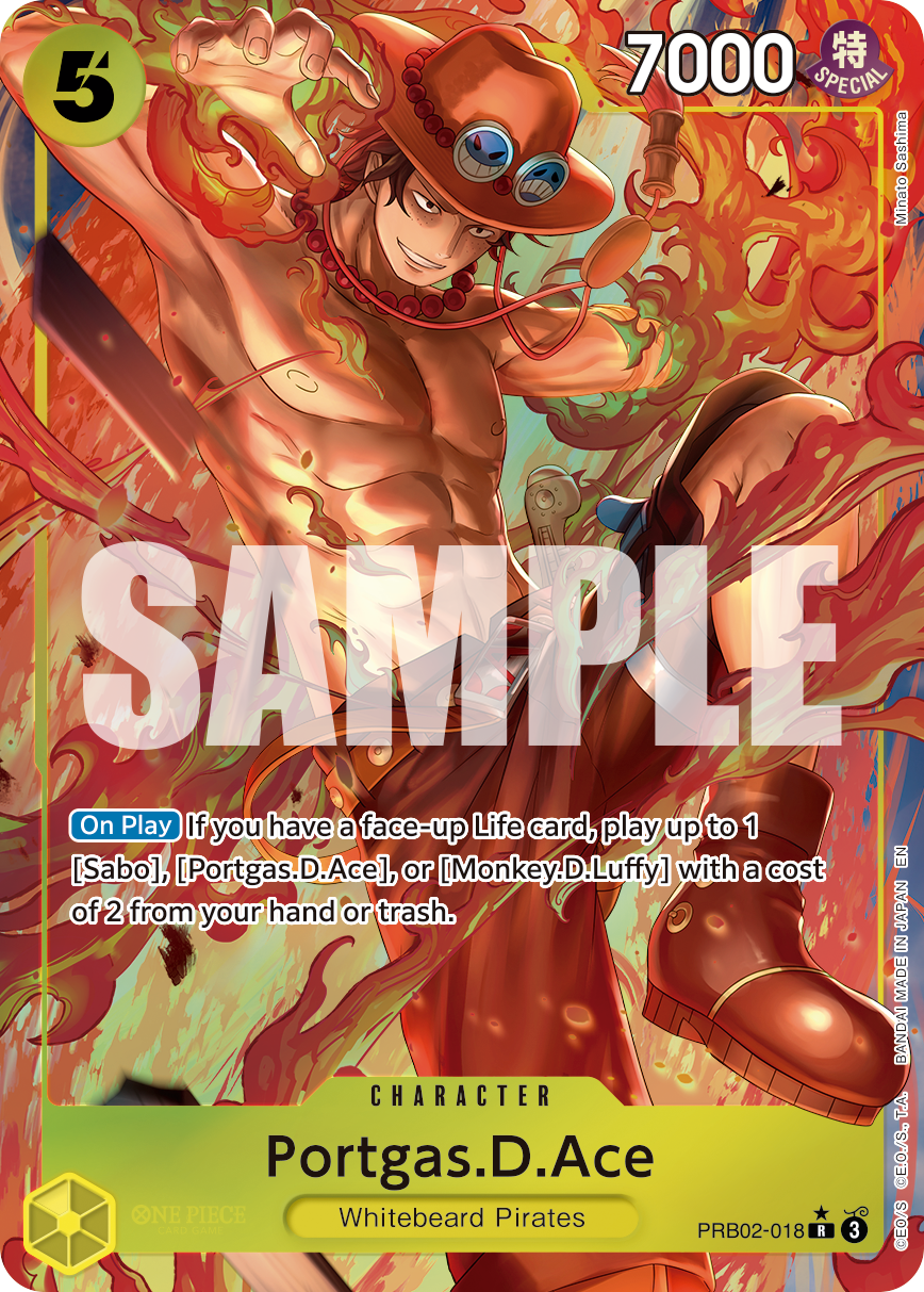 Portgas.D.Ace - PRB02-018 (Alternate Art) PRB02-018