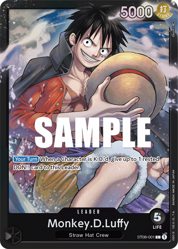 Starter Deck 8: Monkey.D.Luffy preview
