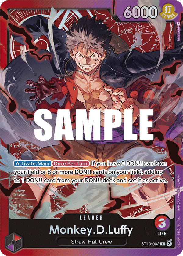 Monkey.D.Luffy (002) ST10-002