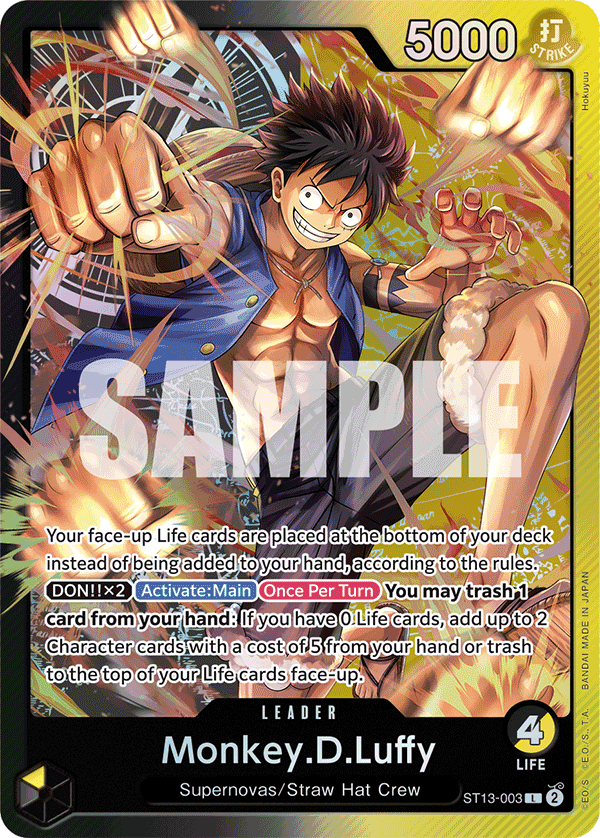 Monkey.D.Luffy (003) ST13-003
