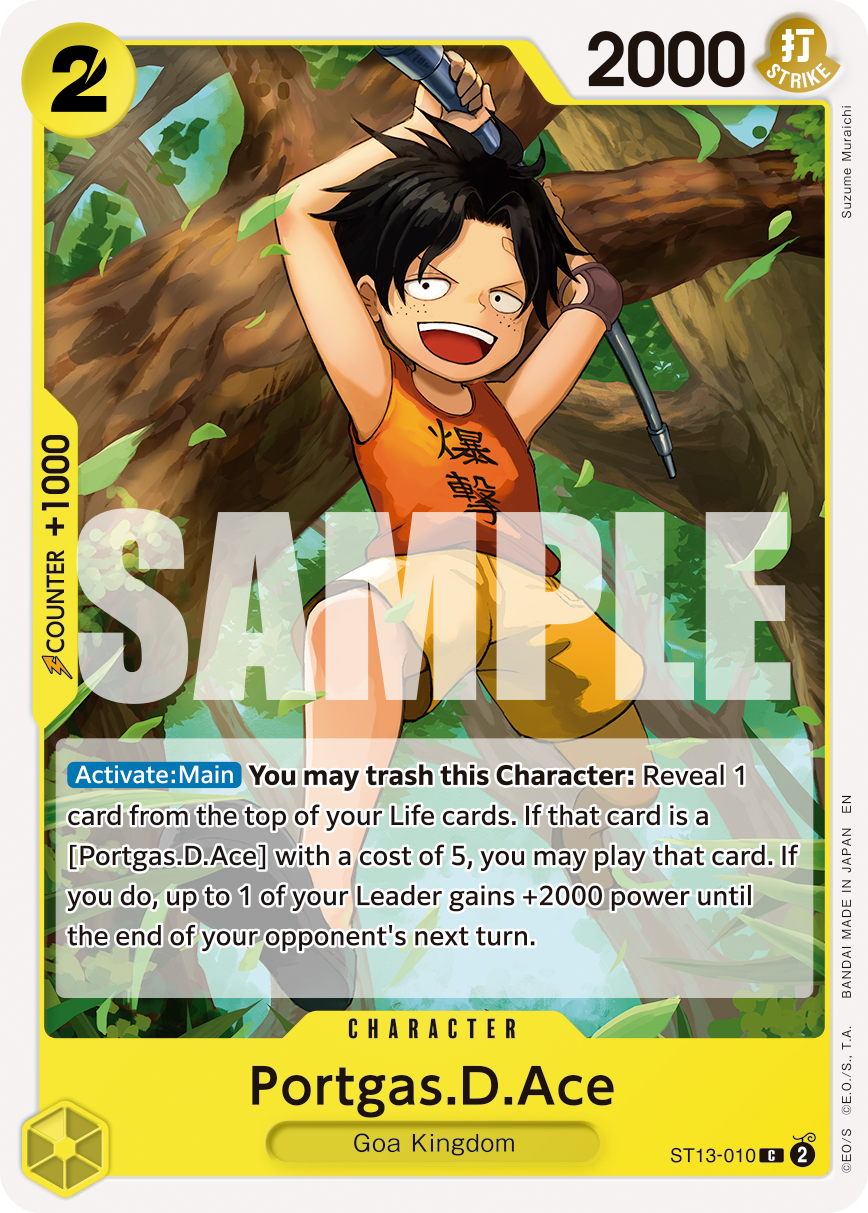 Portgas.D.Ace - ST13-010 (Reprint) ST13-010