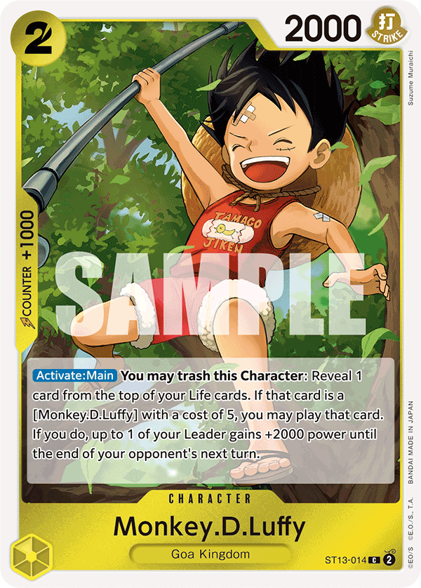 Monkey.D.Luffy (014) ST13-014