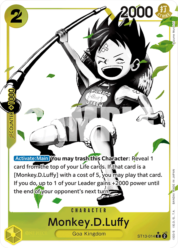 Monkey.D.Luffy (014) (Parallel) ST13-014