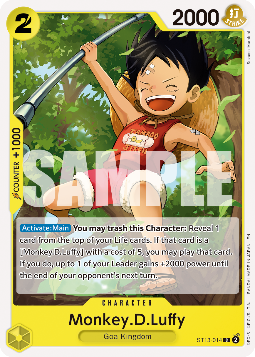 Monkey.D.Luffy - ST13-014 (Reprint) ST13-014