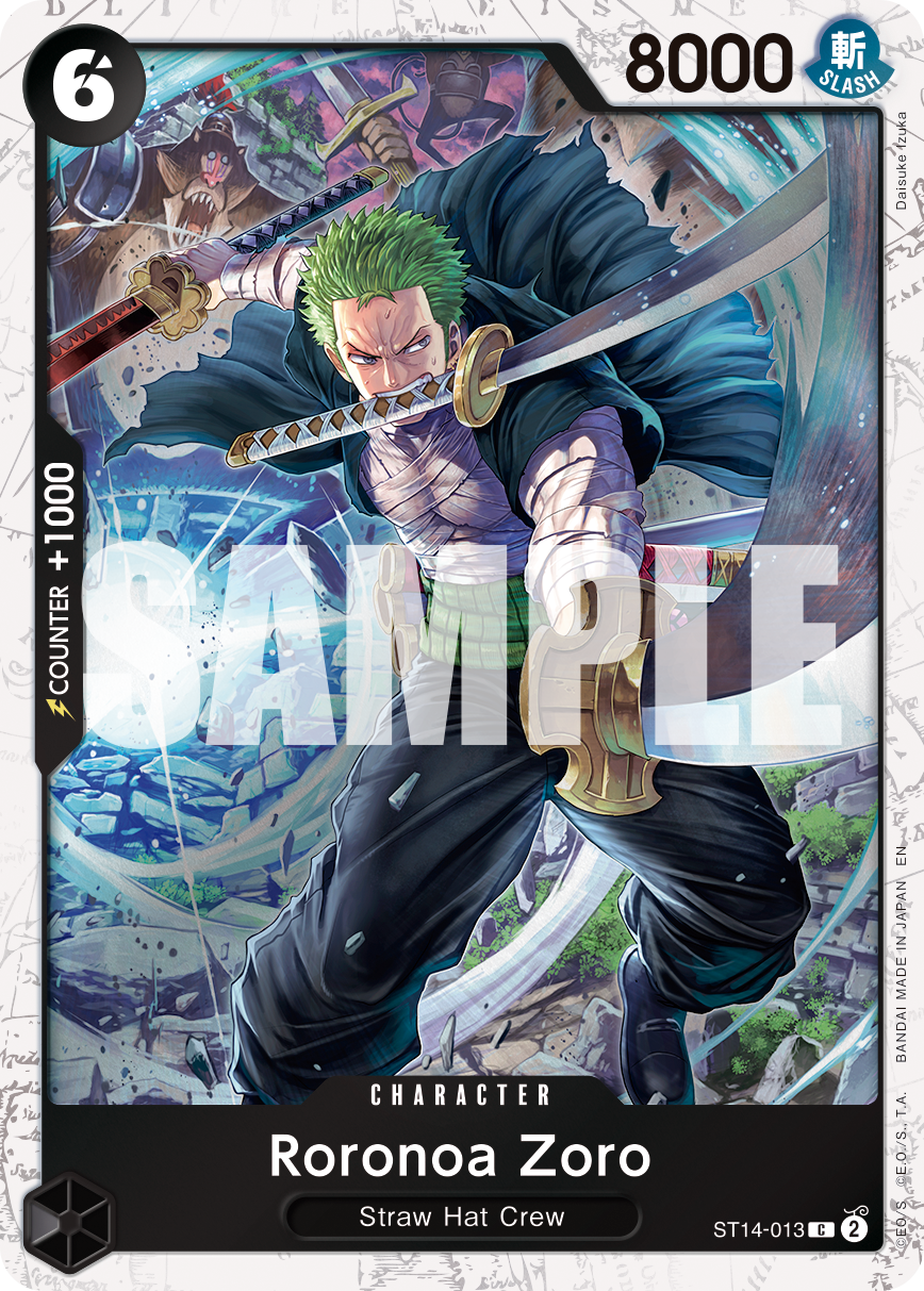 Roronoa Zoro - ST14-013 (Pirate Foil) ST14-013