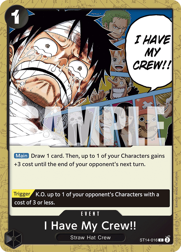 I Have My Crew!! (Reprint) ST14-016