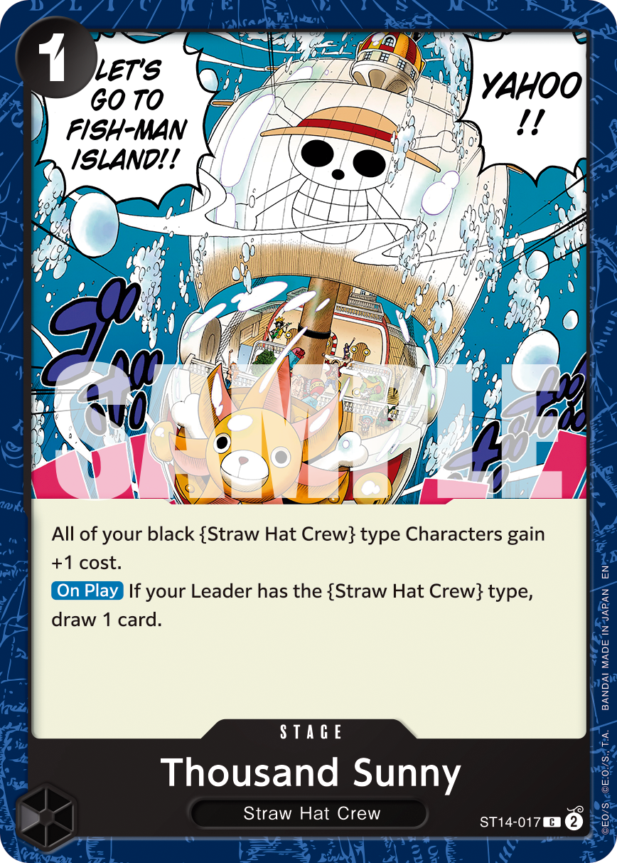 Thousand Sunny (Reprint) ST14-017