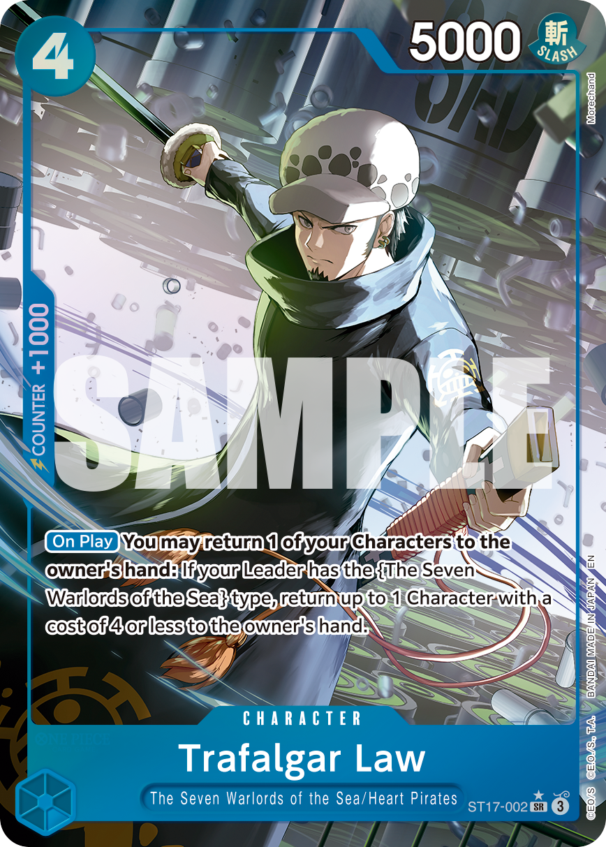 Trafalgar Law - ST17-002 (Alternate Art) ST17-002