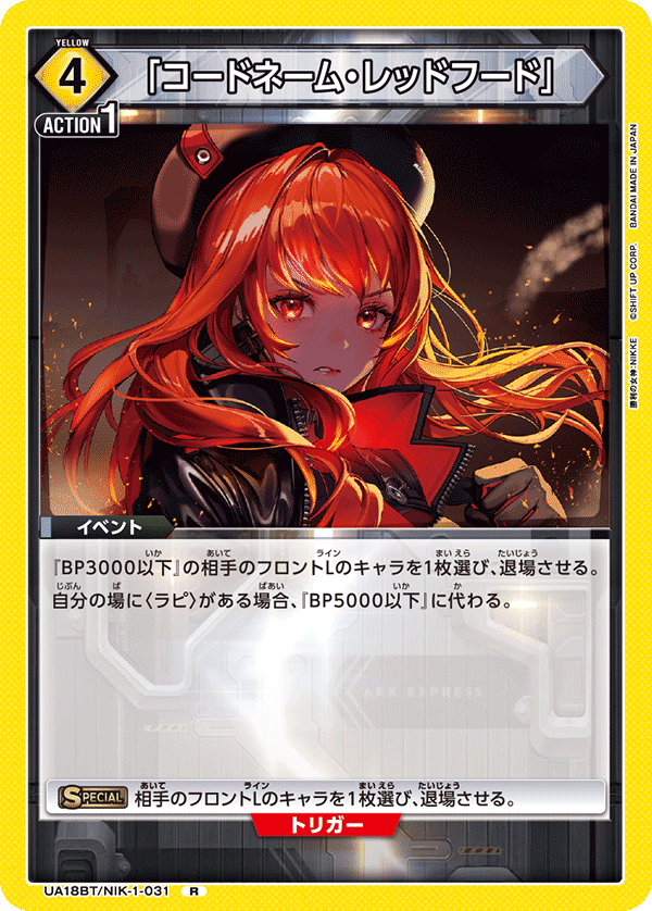 Codename: Red Hood UA18BT/NIK-1-031