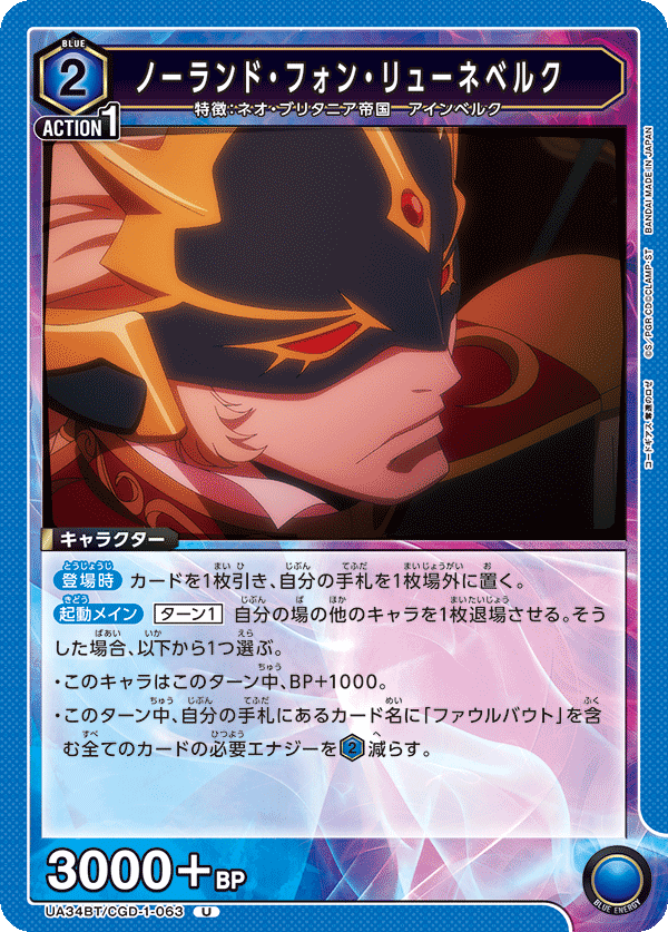 ノーランド・フォン・リューネベルク UA34BT/CGD-1-063