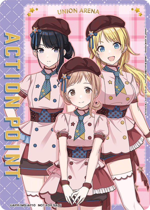 アクションポイントカード(アイドルマスター シャイニーカラーズ) (Japanese 1-Star Parallel) UAPR/IMS-AP10_p1