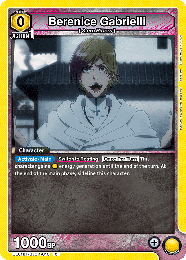 Berenice Gabrielli UE01BT/BLC-1-016