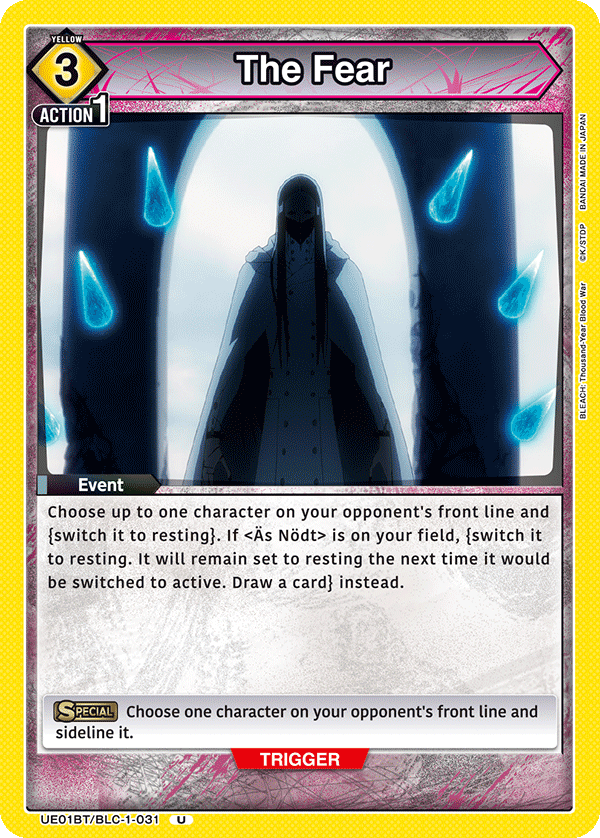 The Fear UE01BT/BLC-1-031