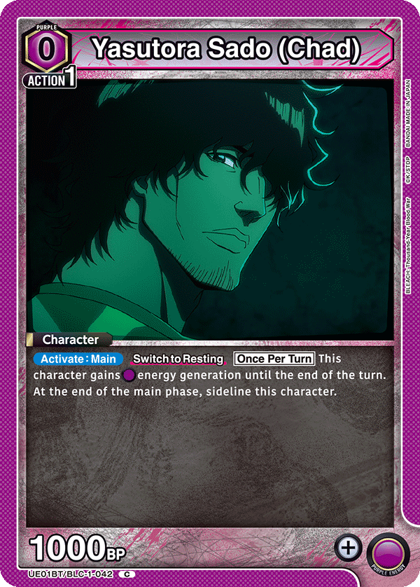 Yasutora Sado (Chad) UE01BT/BLC-1-042