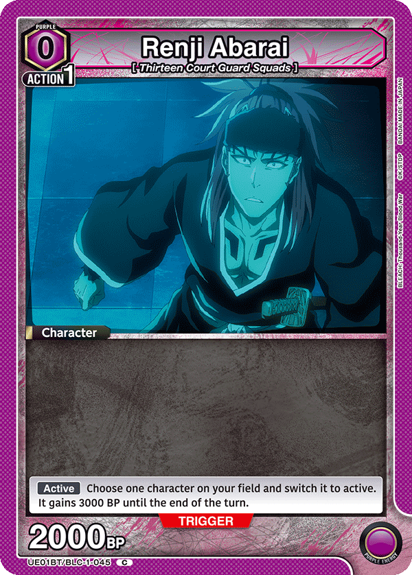Renji Abarai UE01BT/BLC-1-045