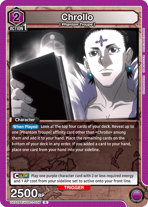 Chrollo UE02BT/HTR-1-036