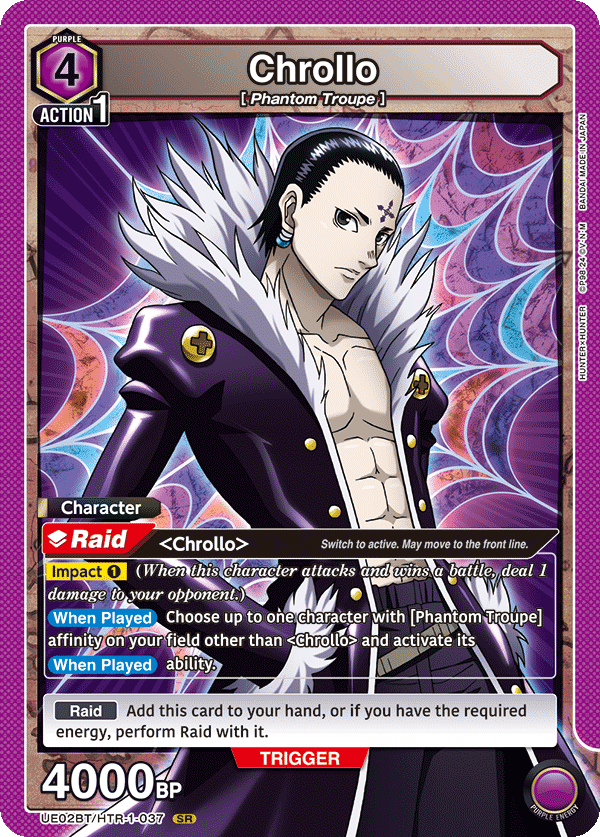 Chrollo UE02BT/HTR-1-037