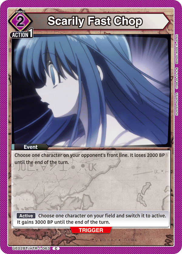 Scarily Fast Chop UE02BT/HTR-1-063