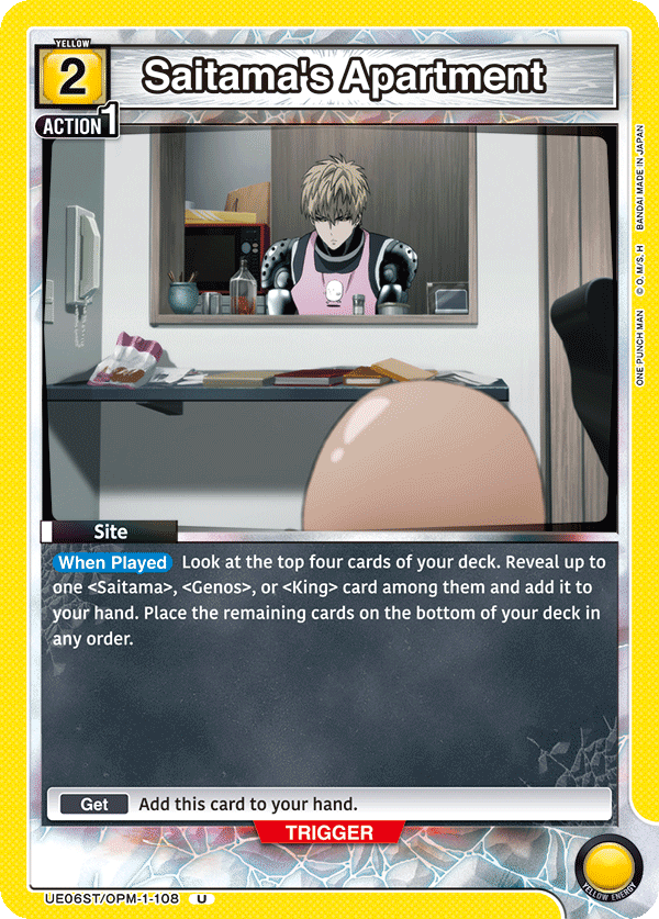 Saitama's Apartment UE06ST/OPM-1-108
