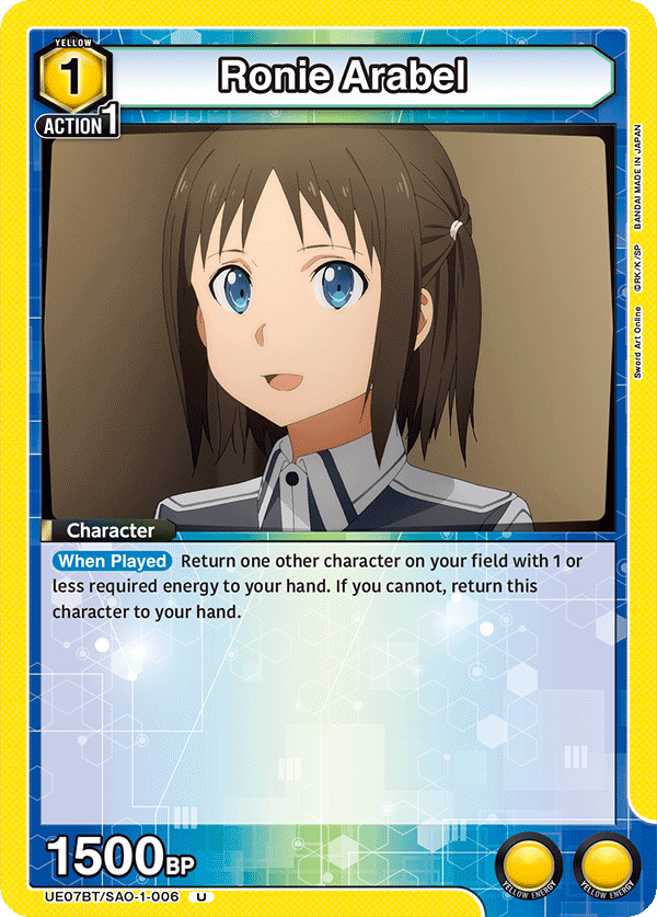 Ronie Arabel UE07BT/SAO-1-006