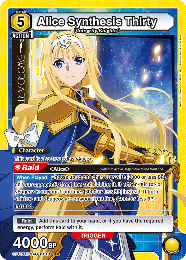 Alice Synthesis Thirty UE07BT/SAO-1-013