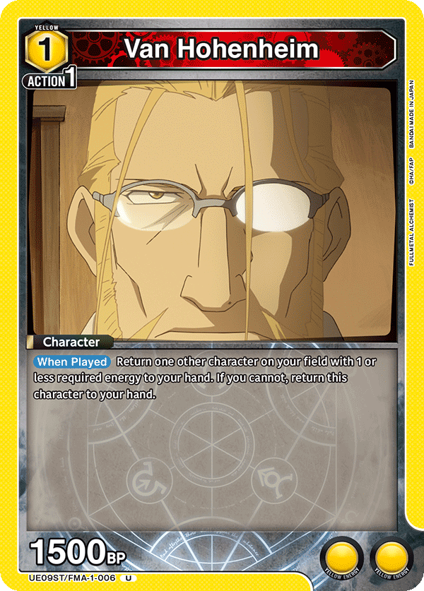 Van Hohenheim UE09ST/FMA-1-006